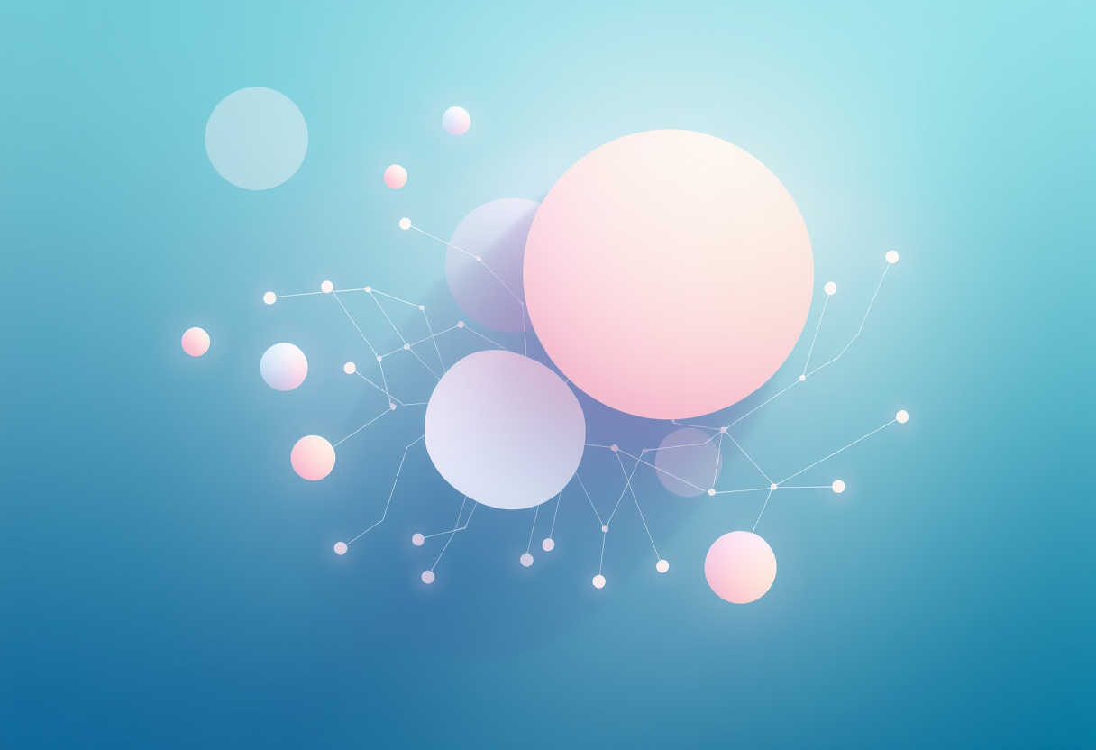 Soft geometric shapes float in pastel mist symbolizing complex logical deduction and sharpened mental focus beyond standard grids.
